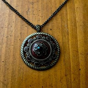 Medallion Pendant Necklace